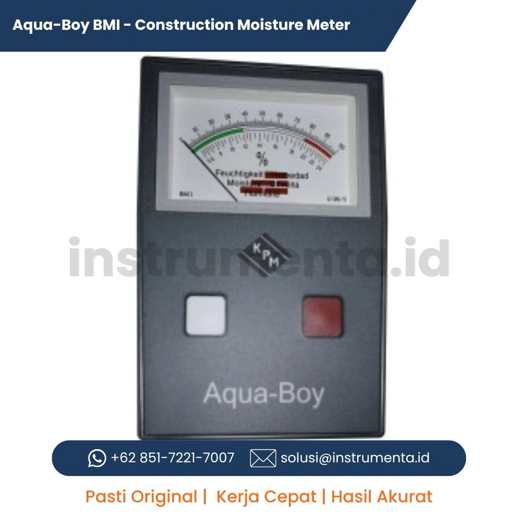 Distributor Aqua-Boy BMI KPM Germany Construction Moisture Meter Alat Ukur Kadar Air Material Bangunan dan Kayu
